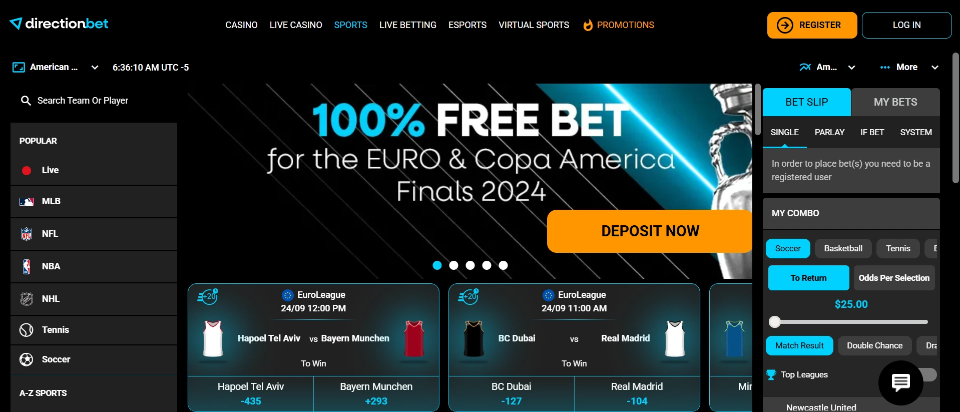 Directionbet paris en ligne
