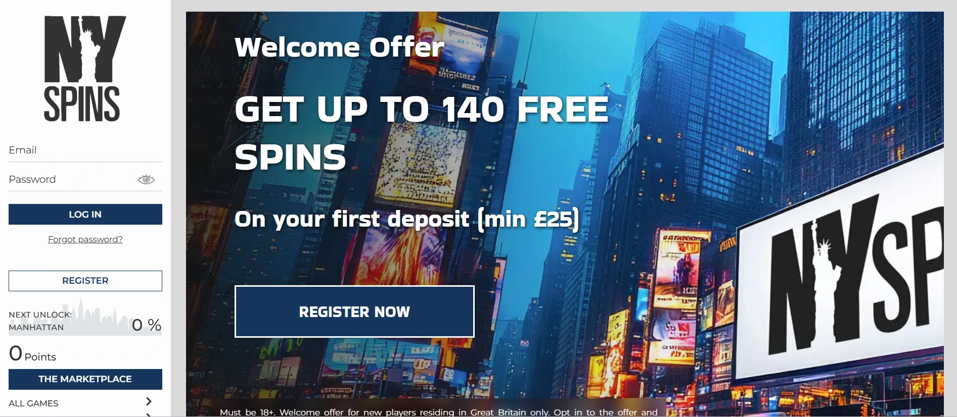 NY Spins bookmaker